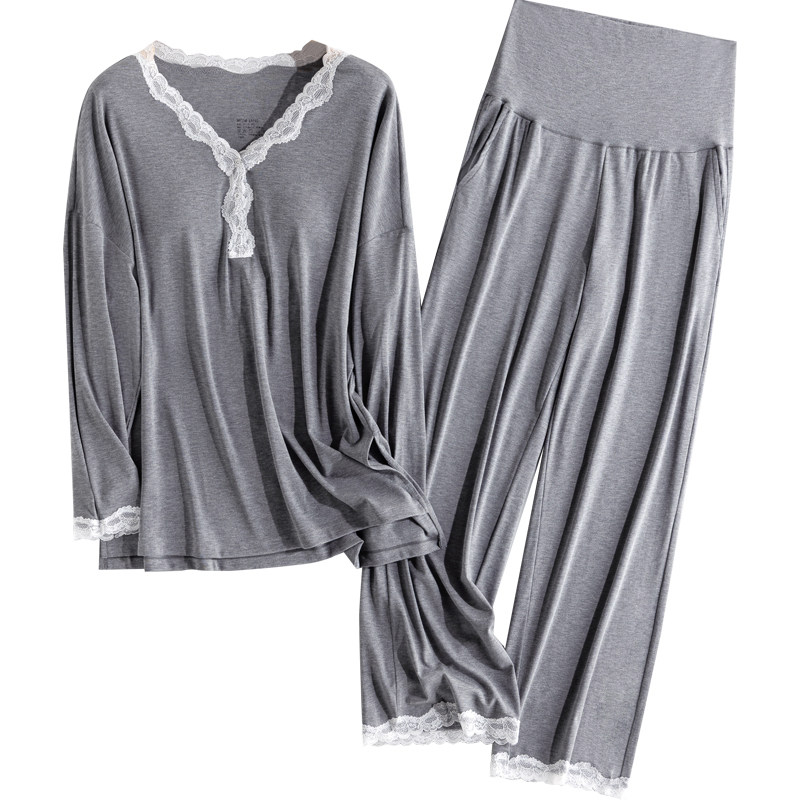 momjane月子服孕妇哺乳睡衣套装