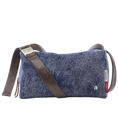 拉菲斯汀HOBO包包女式2026新款通勤包包牛仔蓝斜挎包大容量托特包