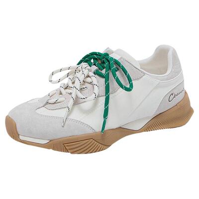 千百度复古厚底德训鞋女百搭