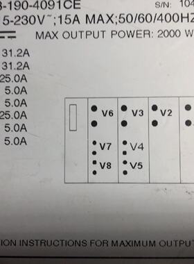 议价Astec Multi-Channel Power Supply Vs3-K5-K5-F233-F233-0适