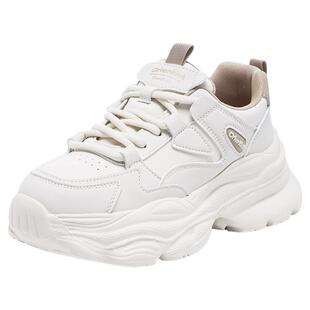 大东白色厚底老爹鞋女款2026新款爆款秋冬百搭鞋子轻便休闲运动鞋