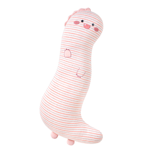 乐瓜粉条恐龙睡觉抱枕女生侧睡夹腿枕头床上专用防滑落靠垫可拆洗