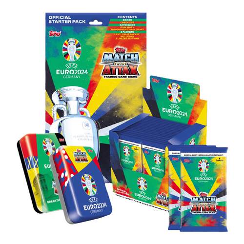 2024 Topps Match Attax Euro Cup 欧洲杯 足球收藏卡 球星卡