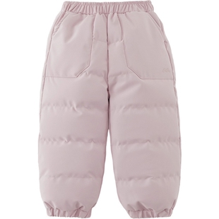 【无氟防泼水】马克珍妮男女童抗静电加厚保暖羽绒裤冬款551633