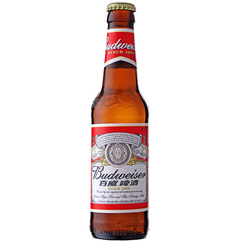 百威啤酒 小百威Budweiser 老百威 275mL 24瓶 整箱 包装随机