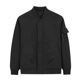 MindBridge2026年春棒球领工装棉服bomber外套男士机能风飞行夹克