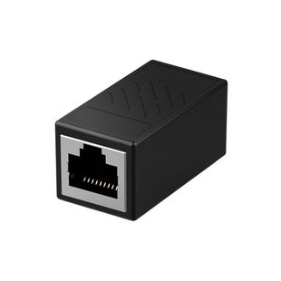 网线对接头延长器转接头RJ45网络千兆监控宽带水晶头转接口直通头