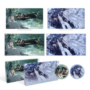 南漫社正版 魔道祖师动画周边清梦星河&荷塘小憩系列徽章摆件色纸