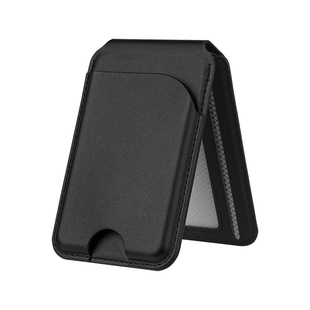 可刷卡苹果MagSafe转轴磁吸卡包支架卡套卡夹卡槽大容量RFiD防盗刷适用iphone17/16/15/14/13/12promax钱包式