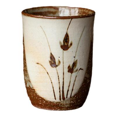 同合日本进口陶瓷茶杯手工日式复古侘寂风家用水杯子主人杯单杯