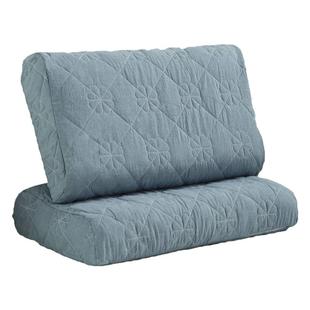 纯棉水洗棉夹棉乳胶拉链式枕套全棉40*60记忆枕皮30*50儿童枕头套