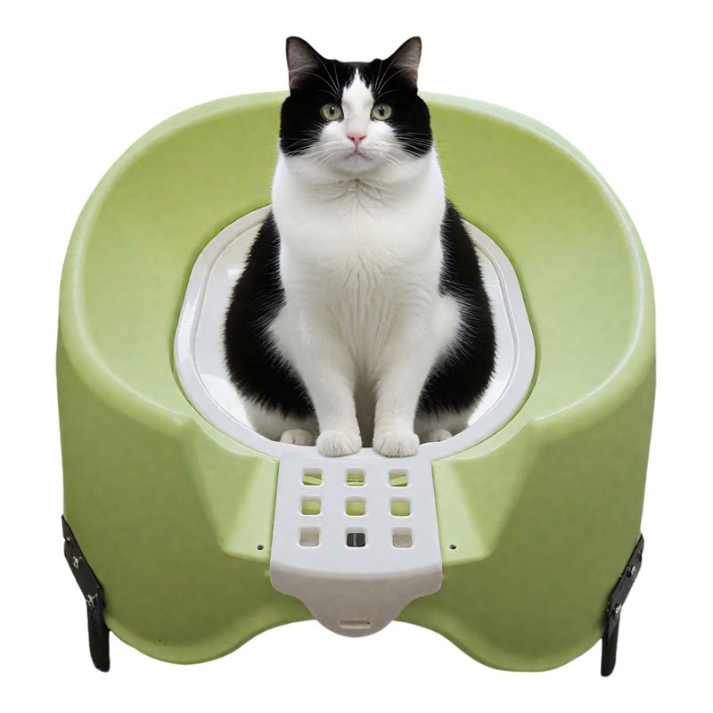 自动感应冲水猫砂盆远程红外感应猫厕所宠物座便器猫咪马桶猫厕所