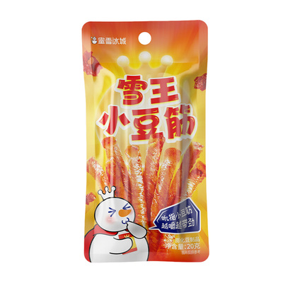 蜜雪冰城零食雪王小豆筋