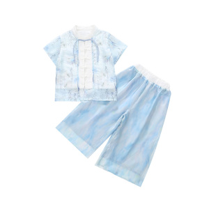 六一儿童汉服唐装合唱舞蹈演出服
