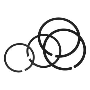 止动环无耳轴承用卡环50锰钢弹性挡圈扁卡簧外卡C型扣环M30-￠250