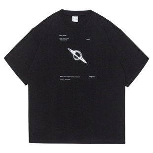 GOGOSOON短袖T恤男300g新款夏季白色上衣美式重磅半袖宽松纯棉潮