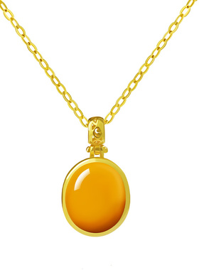 宫里上新财满蜜蜡项链