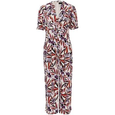 PhaseEight树叶印花连体裤