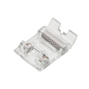 厚料皮革防粘家用机多功能滚轮压脚兄弟重机飞跃胜家蝴蝶缝纫配件