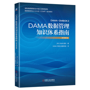 DAMA数据管理知识体系指南(原书第2版) 美国DAMA知识体系指南 机械社 数据治理 商务智能和数据参考管理 数据建模设计正版书籍