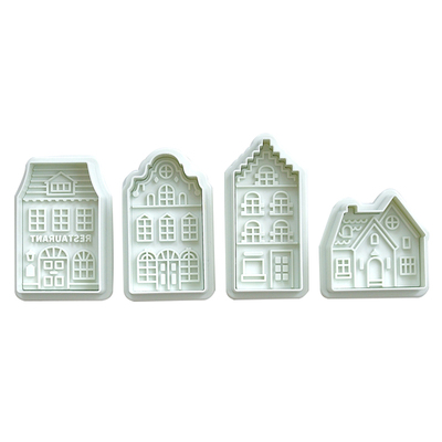 FL日本房子饼干模具diy