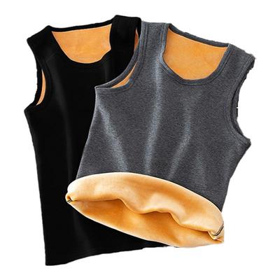 颖膝坎肩背心男冬季保暖打底衫