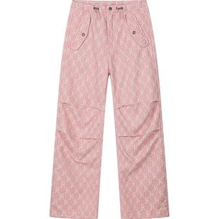 UOOYAA/乌丫2025春季新款刺绣工装裤