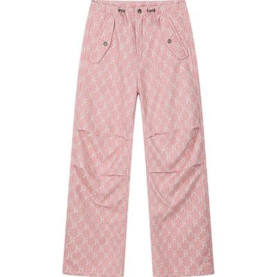 UOOYAA/乌丫立体logo刺绣工装裤