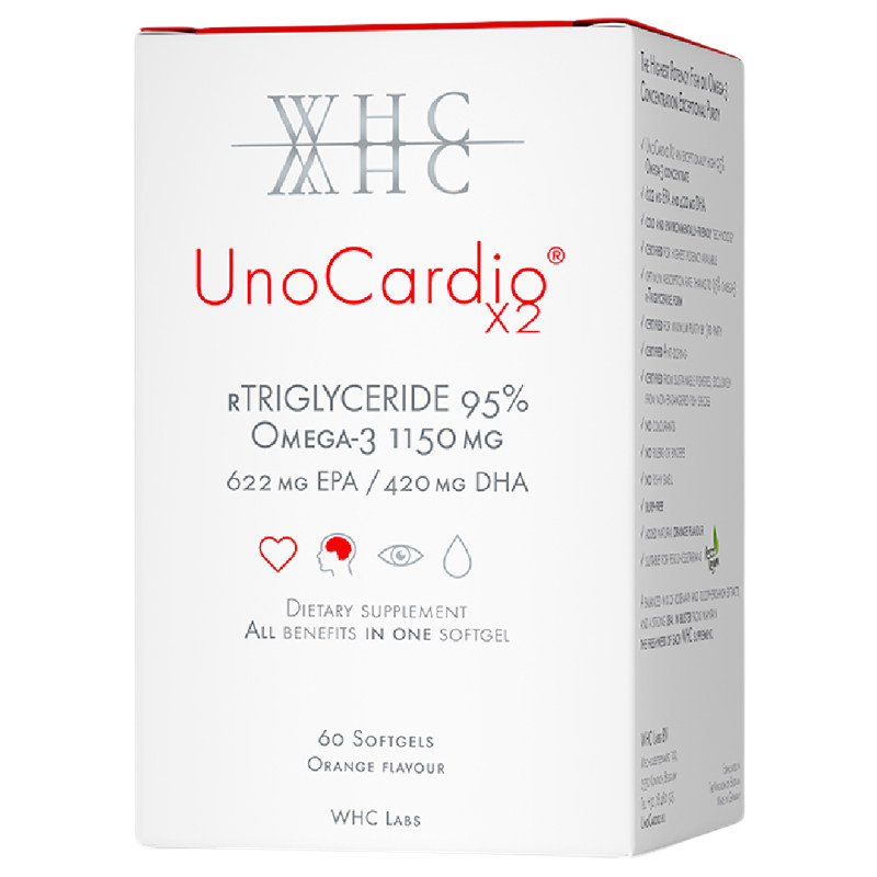 WHC小红帽深海鱼油rTG结构95%高纯度鱼油Omega3宠物猫狗成人60粒