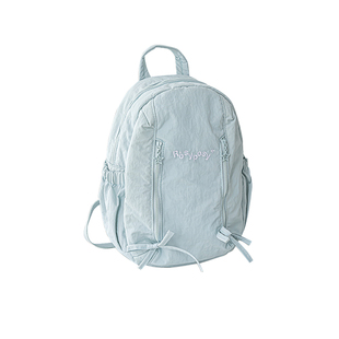 RosyPosy柔设蛋形书包女大学生超轻量化双肩包新款小背包旅游轻便大容量双肩背包高颜值ins小众书包女小学生