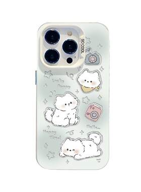 电话猫咪手机壳适用小米红米系列