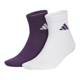 两双装抗菌运动中帮袜男女adidas阿迪达斯KC1502