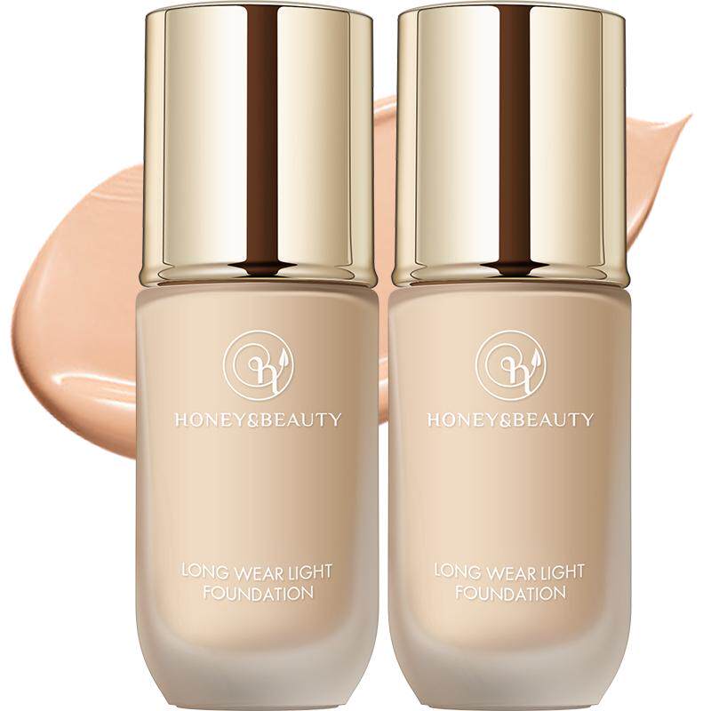 透蜜粉底液持久轻薄遮瑕膏水润控油裸妆bb霜女学生平价正品40ml