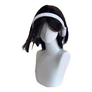 假发女自然无痕前额小蕾丝中分短直发一刀切整顶假发发型全头套女