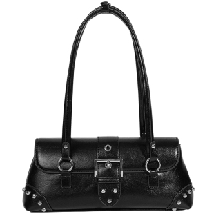 NBY原创小众潮牌个性辣妹腋下手提包25新款铆钉重工大容量腋下包