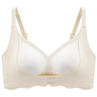 前扣防下垂收副乳矫正内衣女小胸聚拢防外扩文胸无钢圈调整型胸罩