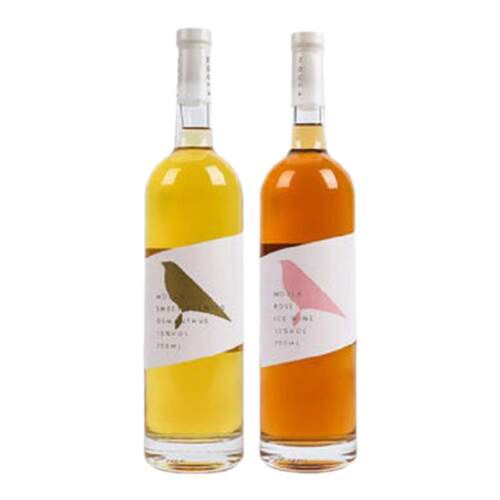 MOULA慕拉桂花冰酒冰葡萄酒12度雷司令甜白甜型红酒微醺玫瑰冰白