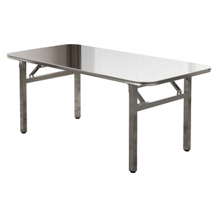 不锈钢可折叠方桌摆摊户外简易家用吃饭桌椅长方桌餐桌折叠桌桌子