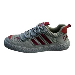 男鞋2025年秋季新款三条杠时尚百搭软底低帮板鞋布面透气开车鞋男