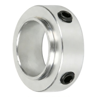 铝合金轴承固定环光轴挡圈凸台顶丝台阶限位环定位环SCSBR/SCSRAW