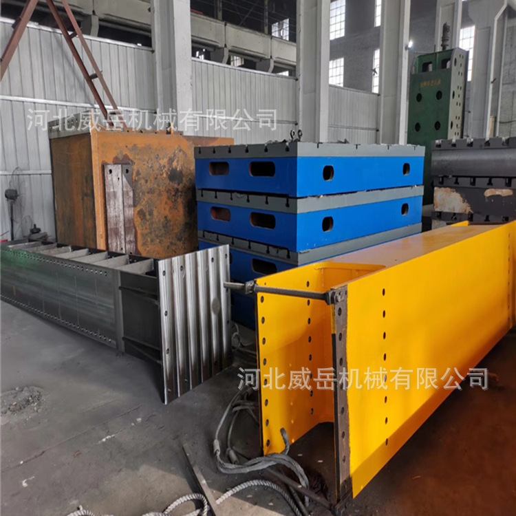 加工定制铸铁试验平台 铸铁焊接平板 焊接检验划线装配T型槽平台