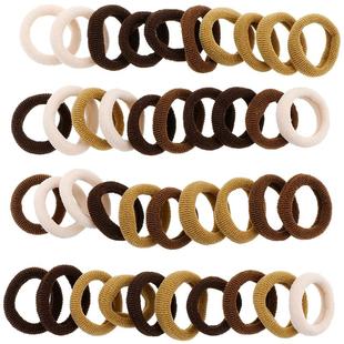 女儿童可爱拇指发圈高弹力耐用发绳儿童宝宝扎头不伤发橡皮筋头绳