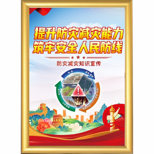 2026年防灾减灾日海报防灾减灾海报宣传画防灾减灾日挂图防洪防汛海报国际减灾日海报防汛防台海报展板