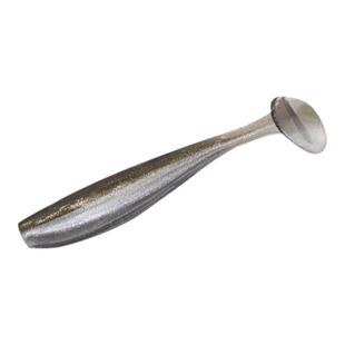 路亚根钓双色T尾微物软虫3.5/4.5cm海水淡水鳜鱼石狗公德州铅头钩