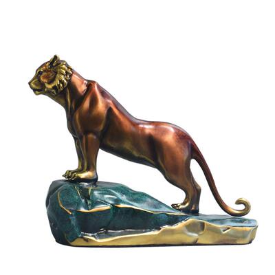 纯铜老虎摆件上山虎啸山河铜虎