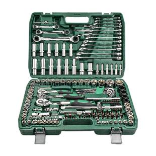 汽修工具套装棘轮扳手套筒组合套管维修汽车修理修车工具箱组套