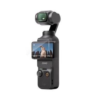 沃尔夫冈适用大疆pocket3屏幕膜钢化贴膜AR增透防指纹钢化膜运动相机镜头保护膜高清防刮全屏覆盖防尘膜配件