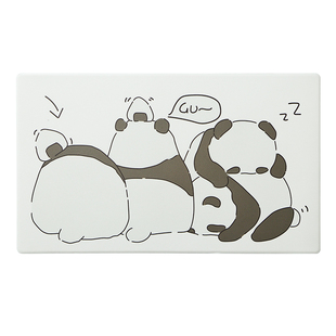 大江地垫卡通厨房长条熊猫花花防滑垫防水防油pvc可擦洗脚垫地毯