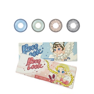 RECOLOOK日抛美瞳亚裔栗子可可事后清晨不焦绿第八大洋古早手记