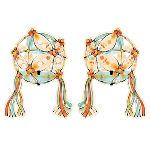 新年非遗滚灯创意硬笔书法作品纸小学生趣味2026春节书写专用纸